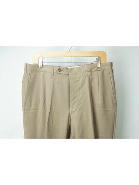 Rota Light Khaki Brown 100% Wool Dress Pants Sz 50R EU BRAND NEW